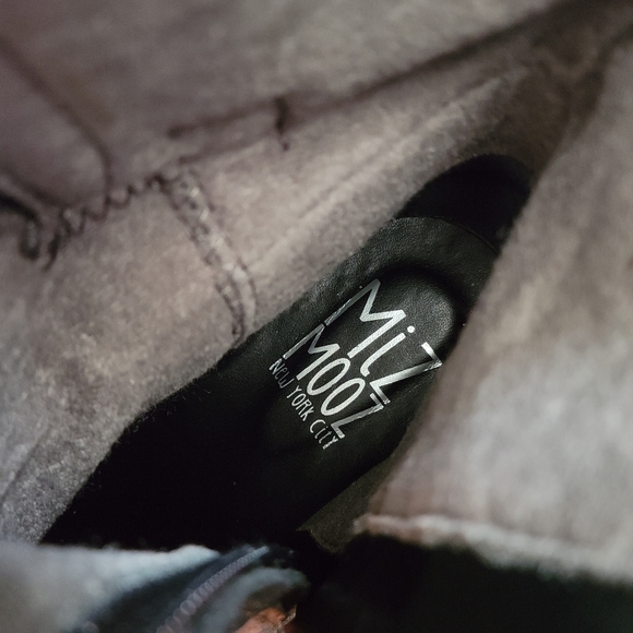 New with box, never worn Miz Mooz York Black Leather Booties size EU 39 - Picture 6 of 11